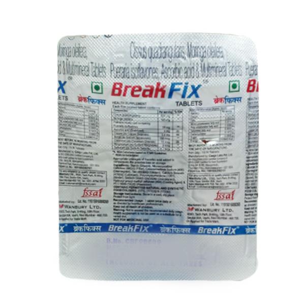 Breakfix Tablet 15'S Price, Uses, Side effects, Substitutes | Netmeds