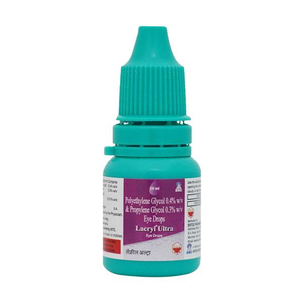 Lacryl Ultra Eye Drops 10ml : Price, Uses, Side Effects | Netmeds
