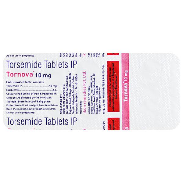 Buy TORNOVA 10mg Tablet 10's Online at Upto 25% OFF | Netmeds
