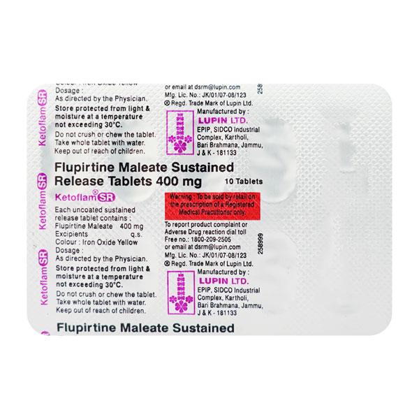 ketoflam sr tablet