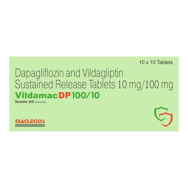 VILDAMAC DP 100/10 Tablet 10's : Price, Uses, Side Effects | Netmeds
