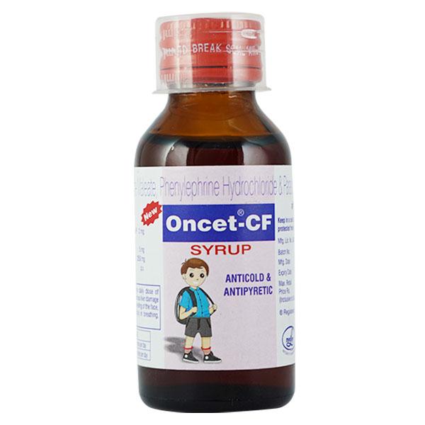 Oncet CF Syrup 60ml Price, Uses, Side effects, Substitutes | Netmeds