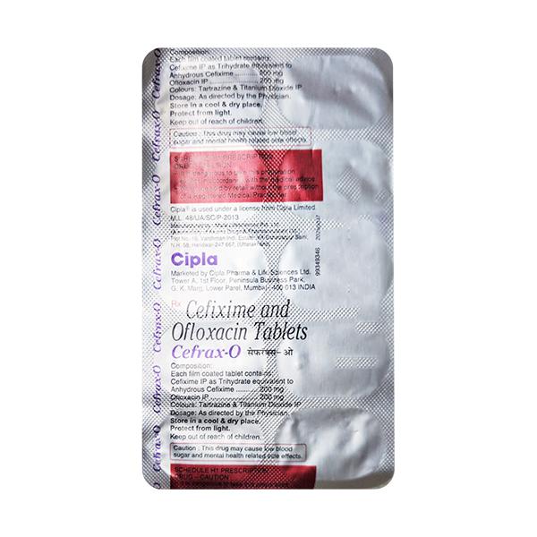 Cefrax O Tablet 10'S : Uses, Side Effects, Price | Netmeds
