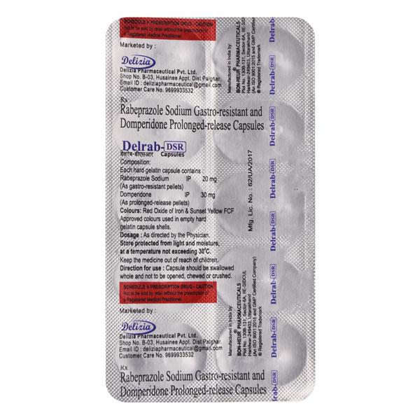 Buy DELRAB D SR Capsule 10's Online at Upto 25% OFF | Netmeds