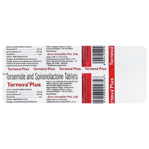 Buy TORNOVA PLUS Tablet 10's Online at Upto 25% OFF | Netmeds