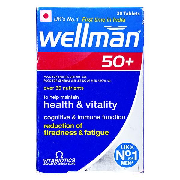 WELLMAN 50 + Tablet 30's Price, Uses, Side effects, Substitutes | Netmeds