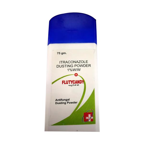 FLUTYCANDY Dusting Powder 75gm Price, Uses, Side effects, Substitutes ...