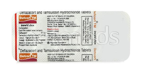 Defcort TM Tablet 10'S : Uses, Side Effects, Price | Netmeds