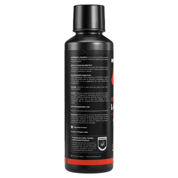 nutrabay pro liquid l carnitine +Vitamin B5 - Orange 450 ml Online at Best Price Buy Nutrabay Pro Liquid L-Carnitine
