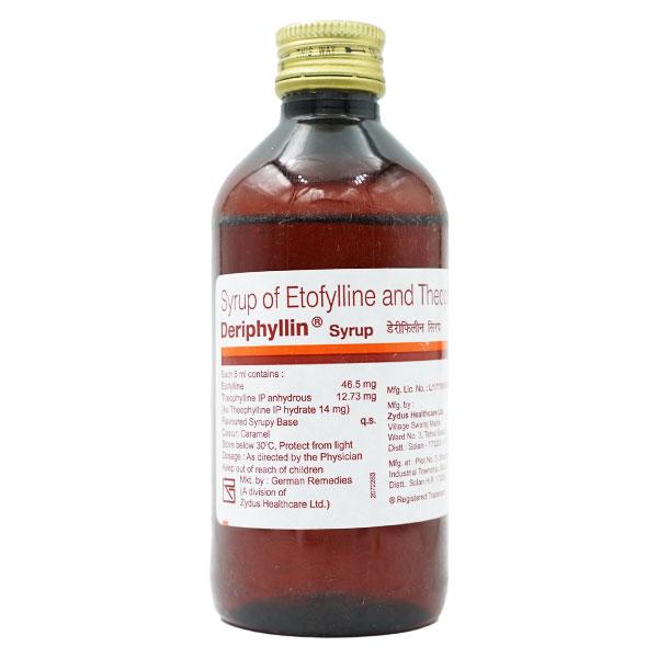 Deriphyllin Syrup 200ml Price, Uses, Side effects, Substitutes | Netmeds
