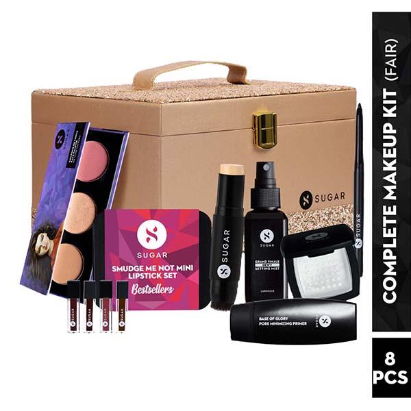Buy Sugar Cosmetics Complete Makeup Kit (Fair) 100 gm Online at ...