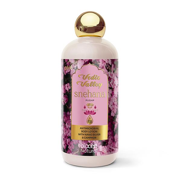 Buy Vedic Valley BODY LOTION PUSHP CERTIFIED NATURAL 300 ml Online at ...