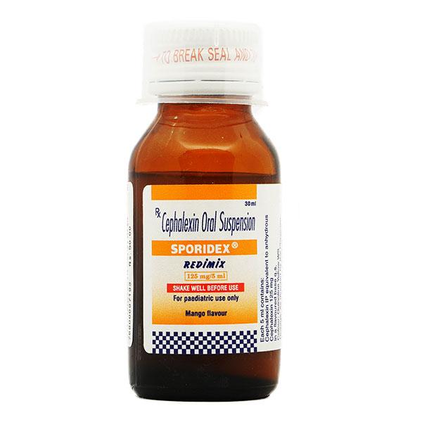 sporidex redimix mango flavour oral suspension 30ml