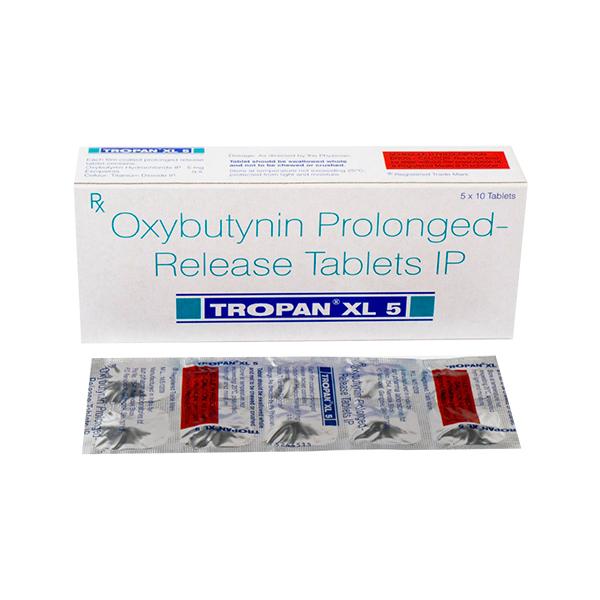 tropan xl 5mg tablets