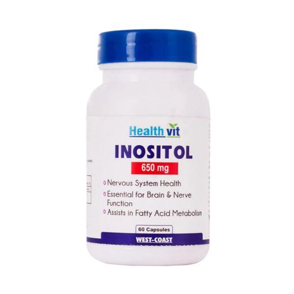 Buy Healthvit Inositol - Capsules 60's Online at Best Price - Herbal ...