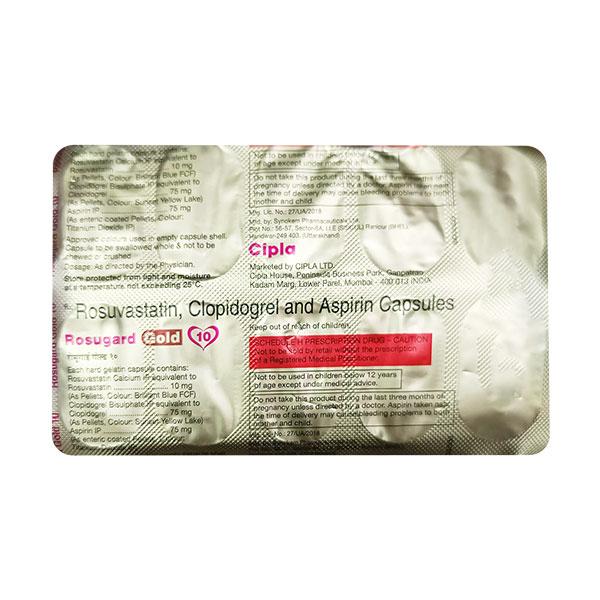 Rosugard Gold 10 Capsule 10's Price, Uses, Side effects | Netmeds