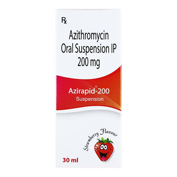 Buy AZIRAPID 200mg Oral suspension 30ml Online at Upto 25% OFF | Netmeds