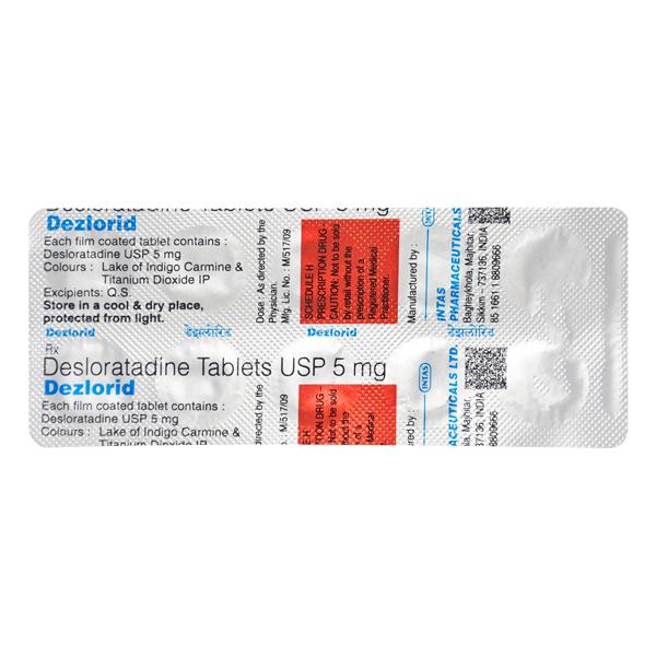 dezlorid 5mg tablets