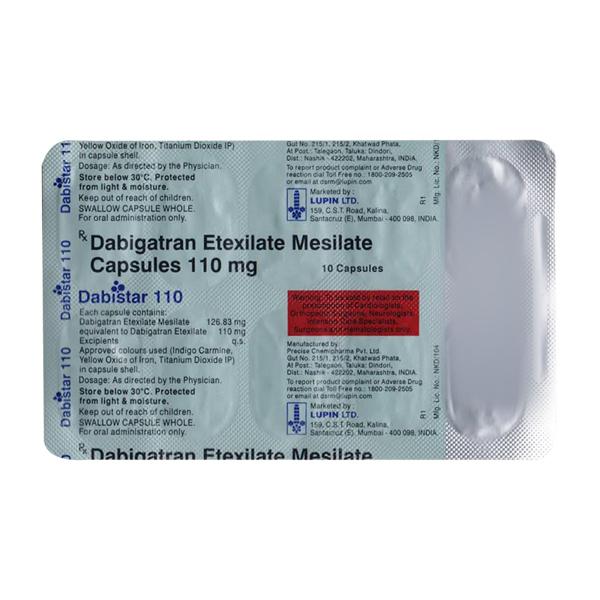 dabistar 110mg capsules