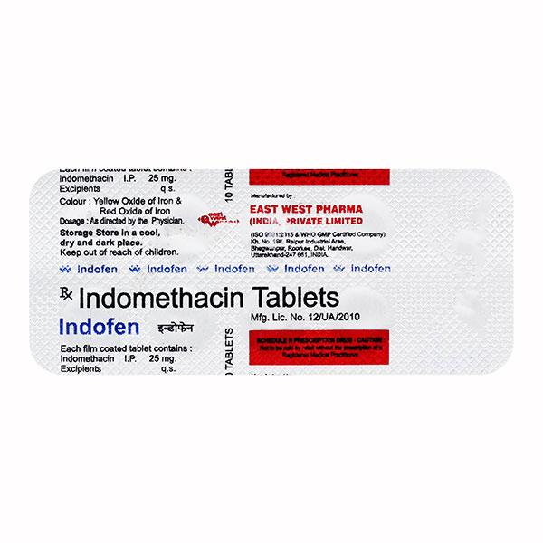 indofen 25mg tablet