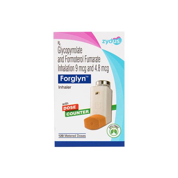 forglyn with dose counter inhaler 120md