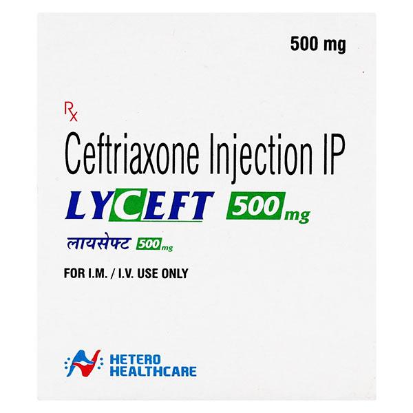 LYCEFT 500mg Injection 1's : Price, Uses, Side Effects | Netmeds