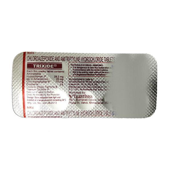 Trixide 25mg Tablet 10'S - Price, Uses, Side Effects, and Substitutes ...