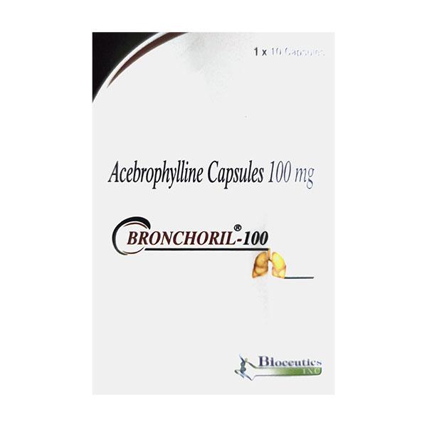 BRONCHORIL 100 Capsule 10's : Price, Uses, Side Effects | Netmeds