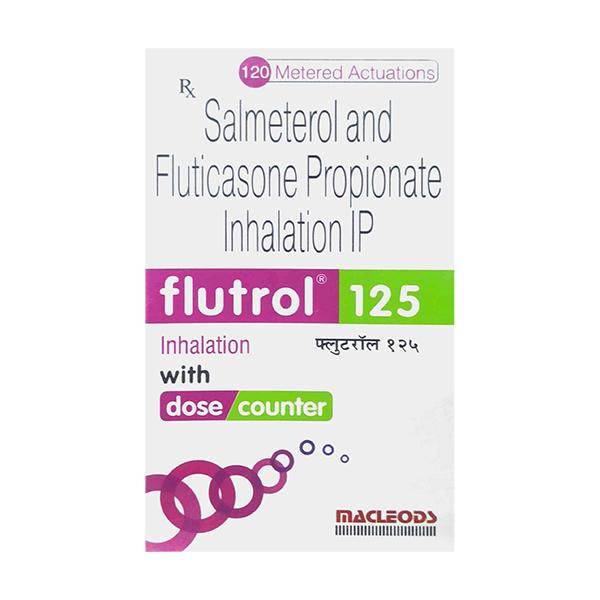 Buy FLUTROL 125 WITH DOSE COUNTER Inhaler 120md Online | Netmeds