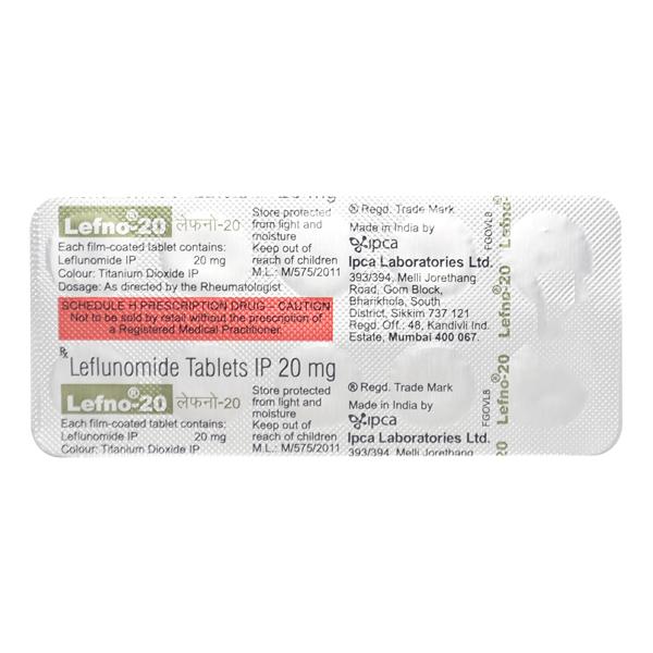 Lefno 20mg Tablet 10'S Price, Uses, Side effects, Substitutes | Netmeds