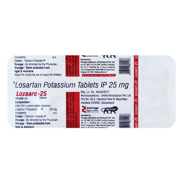 lozaarc 25 tablet