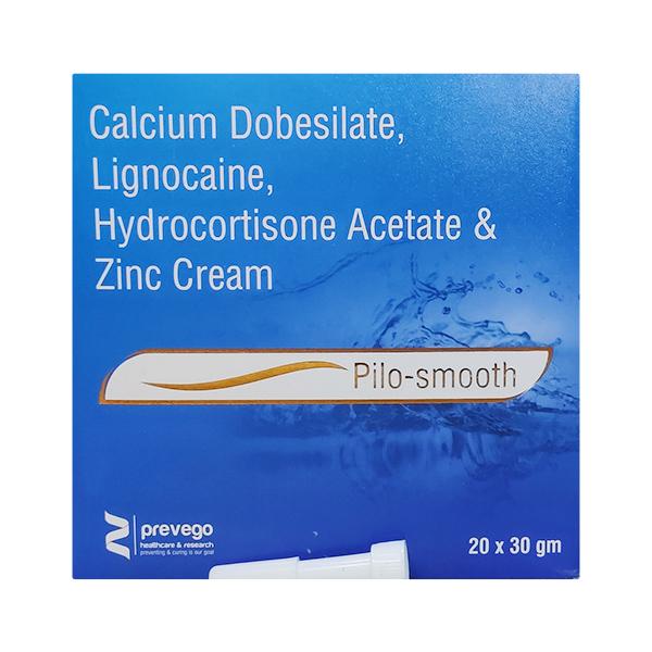 PILO SMOOTH Cream 30gm Price, Uses, Side effects, Substitutes | Netmeds