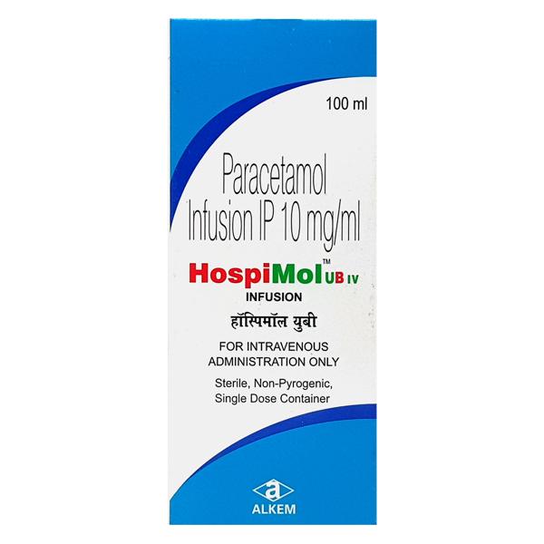 Hospimol UB 1000mg Injection 100ml Price, Uses, Side effects ...
