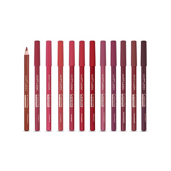Matt Look Colorite Lip Contour, Lighweight Application, PO12-B 0.9 gm