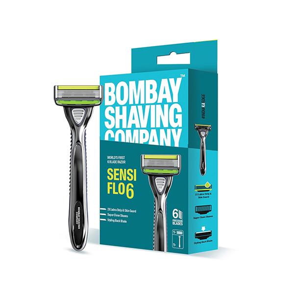 Buy Bombay Shaving Company Sensi Flo 6 Razor for Men, Shaving Razor for ...