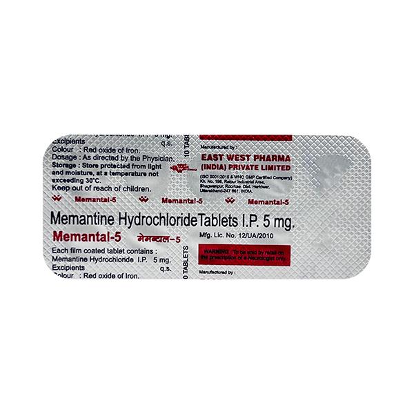 memantal 5mg tablet