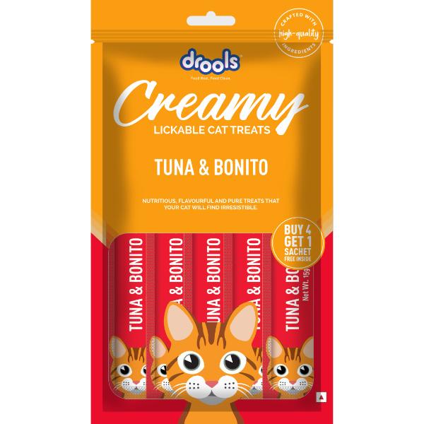 Buy Drools Creamy Lickable Cat Treats Tuna Bonito (Buy Get