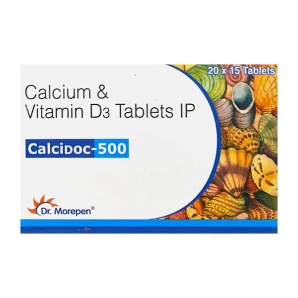 Calcidoc 500 Tablet 15's Price, Uses, Side effects | Netmeds