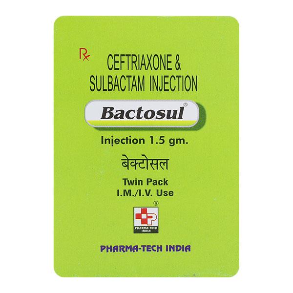 BACTOSUL Injection 1.5gm : Price, Uses, Side Effects | Netmeds