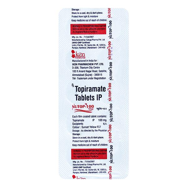 NUTOP 100 Tablet 10's Price, Uses, Side effects, Substitutes | Netmeds