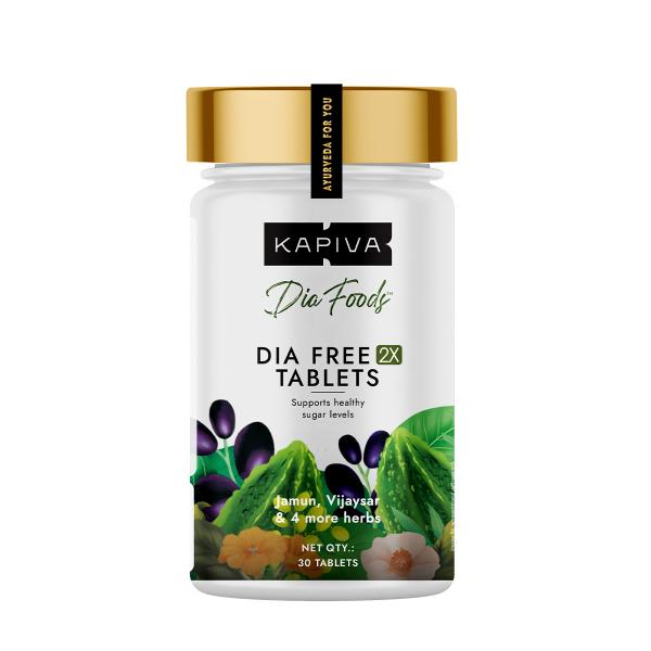 Kapiva Dia Foods Dia Free 2X Tablets 30's