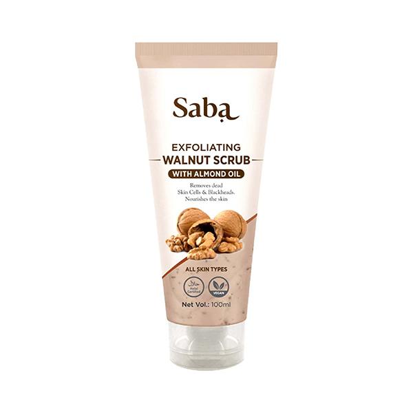Buy Saba Exfoliating Walnut Scrub with Kashmiri Walnut Shells ...