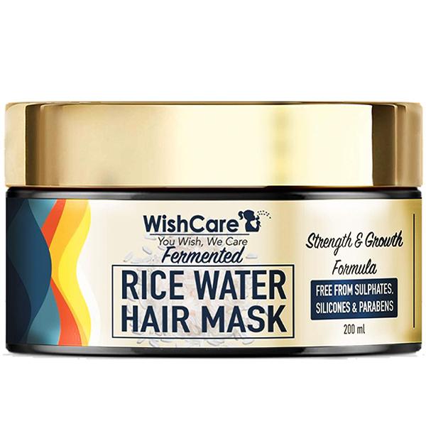 Buy WishCare Fermented Rice Water Hair Mask- Strength &rowth Formula ...