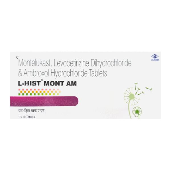 L Hist Mont AM Tablet 10's Price, Uses, Side effects | Netmeds
