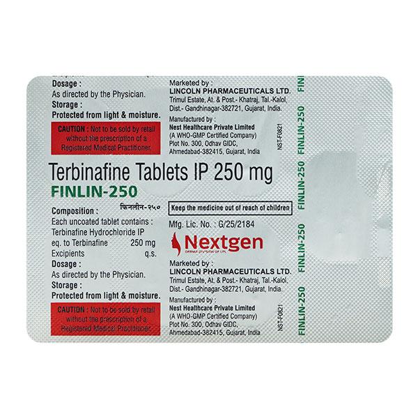 Finlin 250mg Tablet 7'S Price, Uses, Side effects, Substitutes | Netmeds