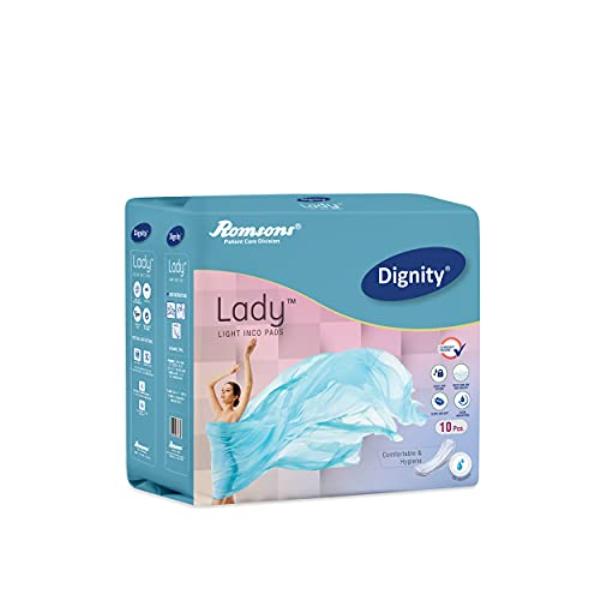 Dignity Lady Light Inco Pads 10's Online at Best Price - Adult Diapers ...