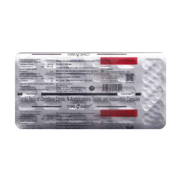 THRI O SHOT Kit 1's Price, Uses, Side effects, Substitutes | Netmeds