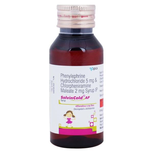 Buy Solvin Cold AF Syrup 60ml Online at Upto 25% OFF Netmeds