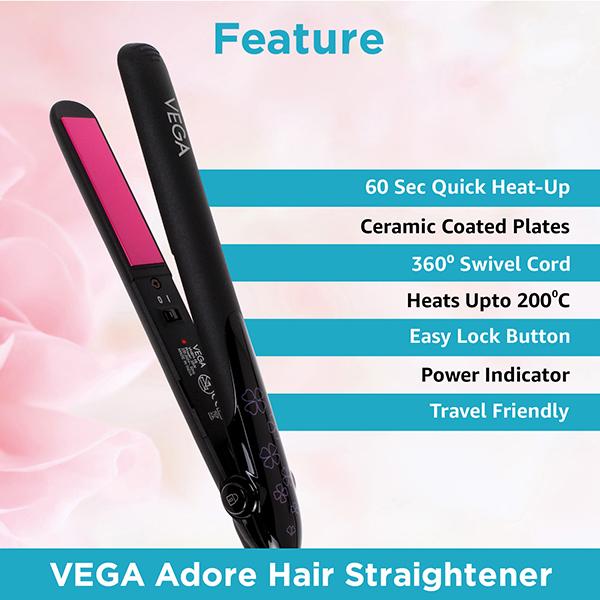 Buy Vega Hair Dryer and Straightener Combo Adore Hair Straightener