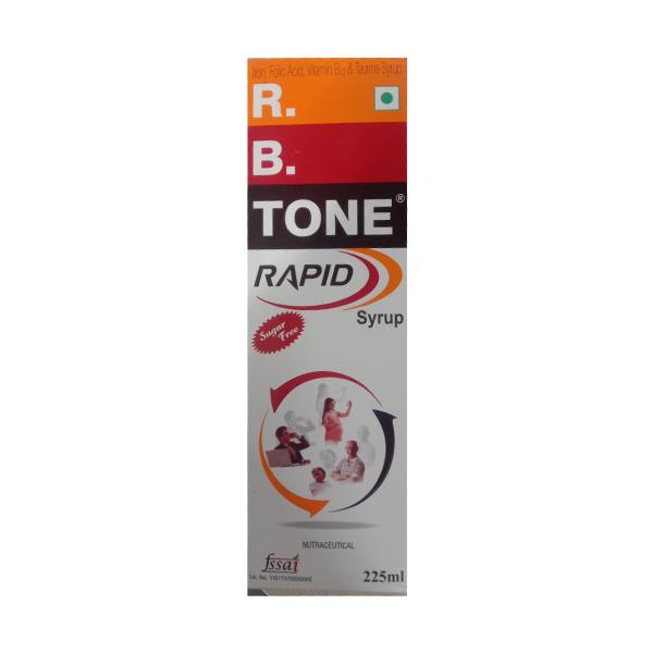 R B TONE RAPID SUGAR FREE Syrup 225ml Price, Uses, Side effects ...